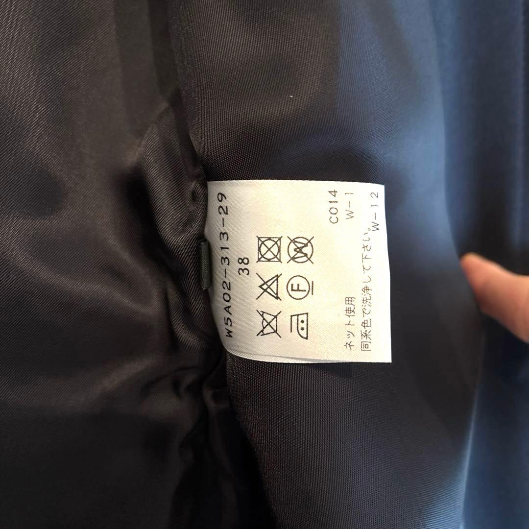 【ほぼ未使用】TO BE CHIC 上品ノーカラーコート｜定価約7万円