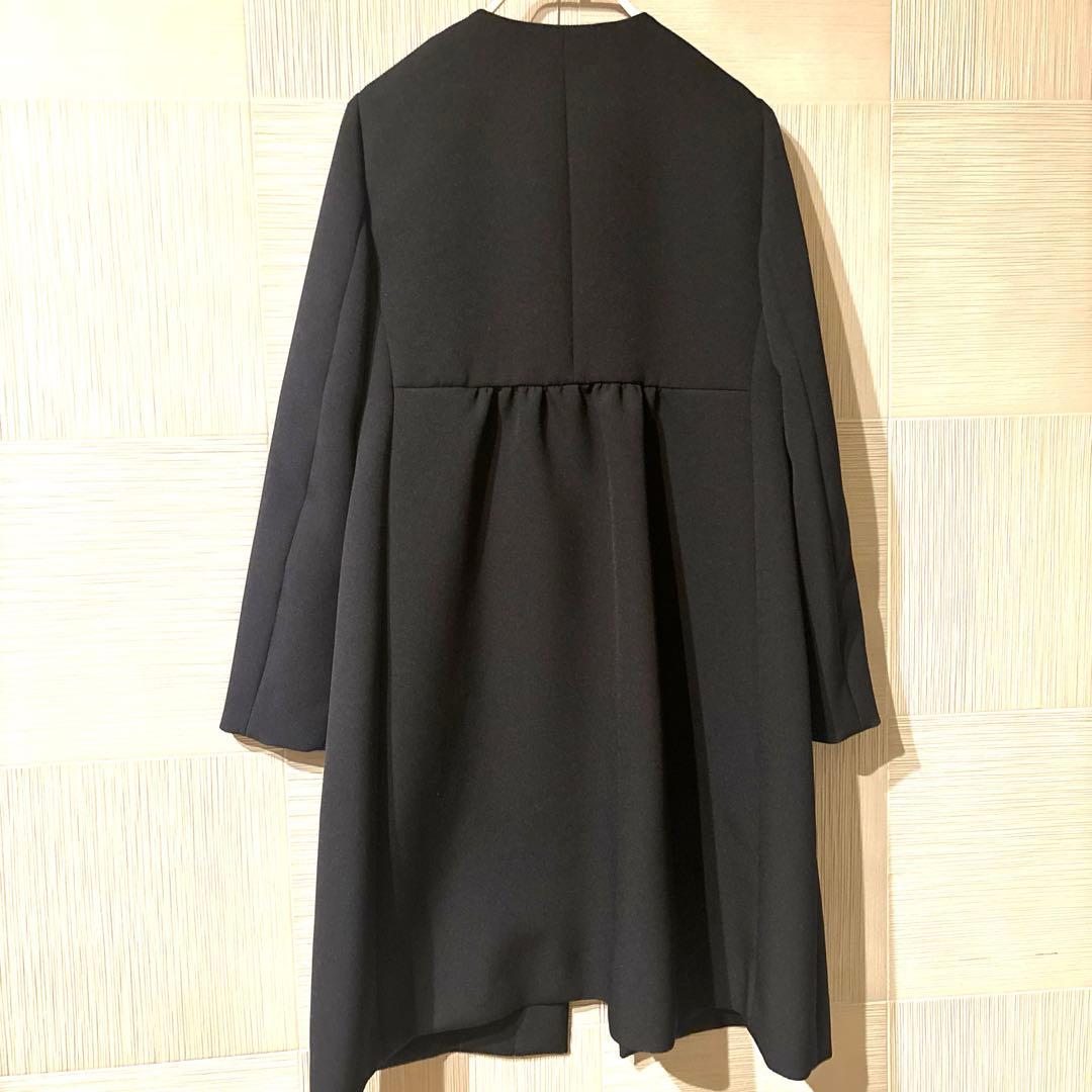 【ほぼ未使用】TO BE CHIC 上品ノーカラーコート｜定価約7万円