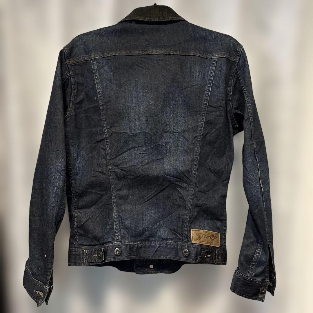 美品・DIESEL デニムジャケット ダメージ加工