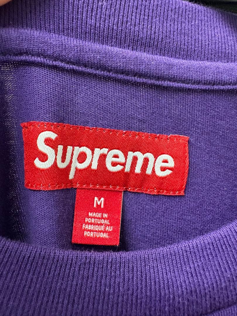 トップス Supreme 24FW Small Box L/S Tee Purple