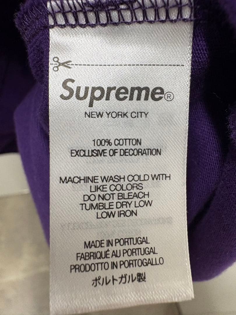 トップス Supreme 24FW Small Box L/S Tee Purple