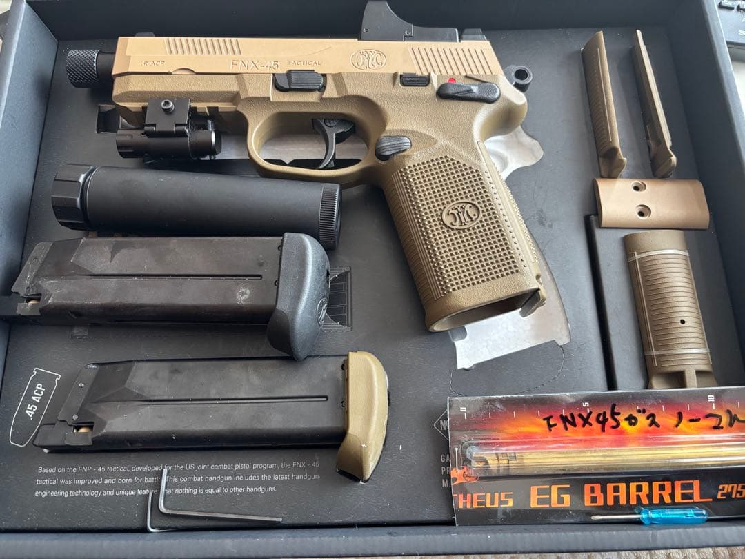 東京マルイ FNX-45 タクティカル .45 ACP ガスブローバック