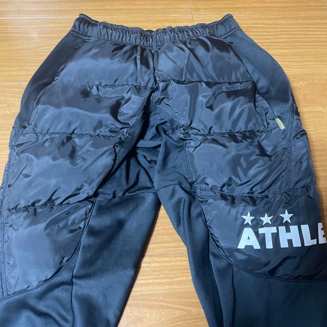ATHLETA(アスレタ) 中綿トレーニングパンツ ブラック S 女子使用