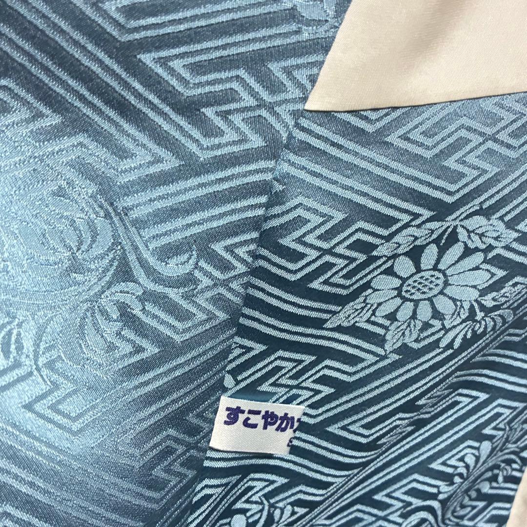 D131 振袖 二代目更甚 江戸更紗 華文 正絹 着物 袷 極美品