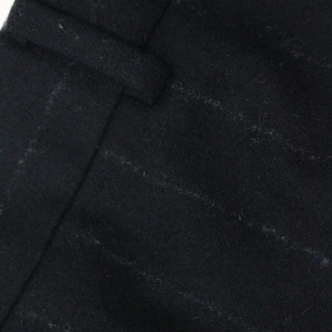 ◇美品 HERMES エルメス メンズ スーツ上下 ブラックストライプ ウール