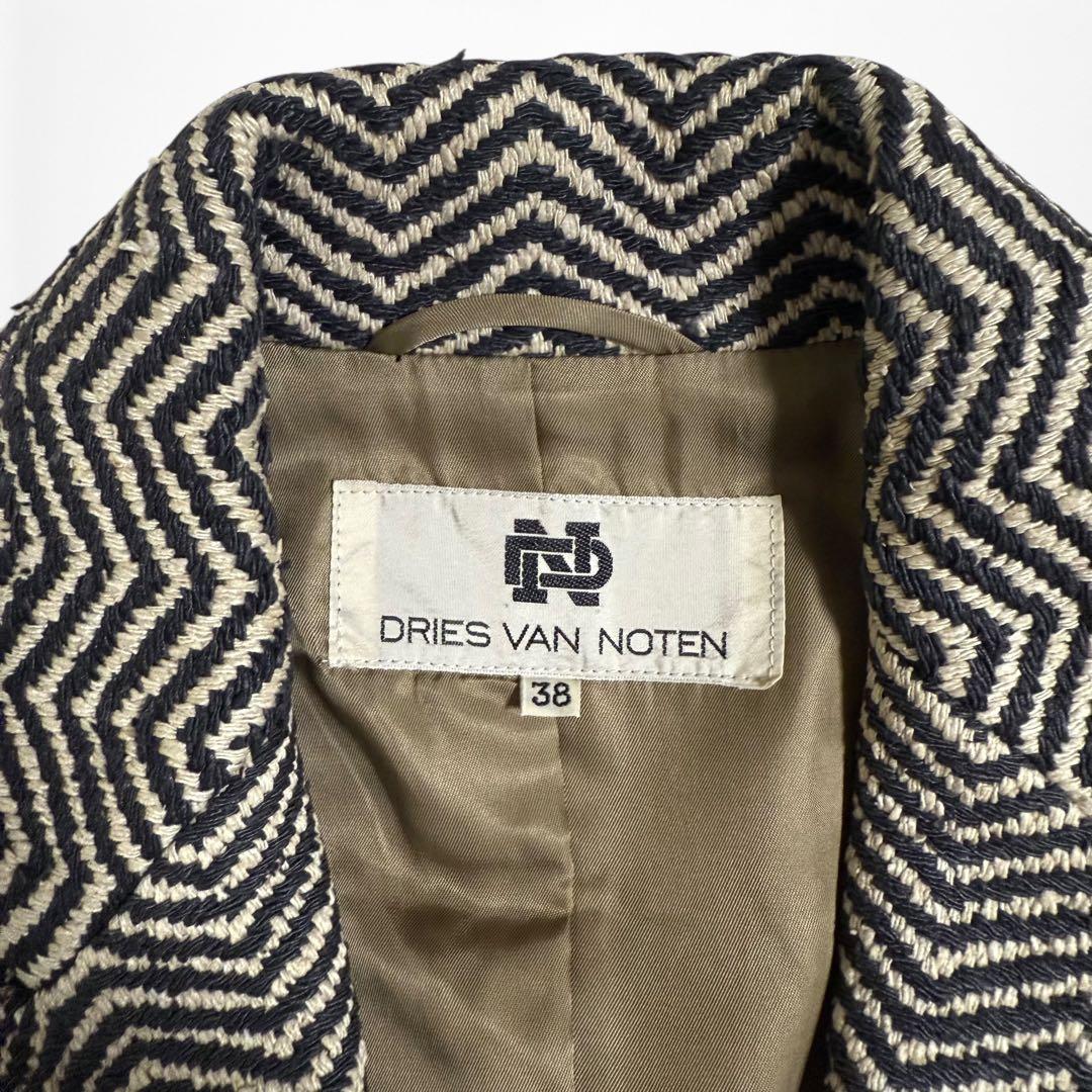 80s Dries Van Noten ヘリンボーン テーラードジャケット