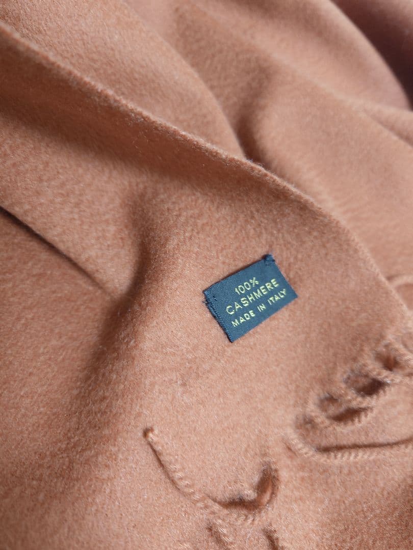 ロロ ピアーナ　Loro Piana　ストール　マフラー　オペラ　カシミヤ　赤茶