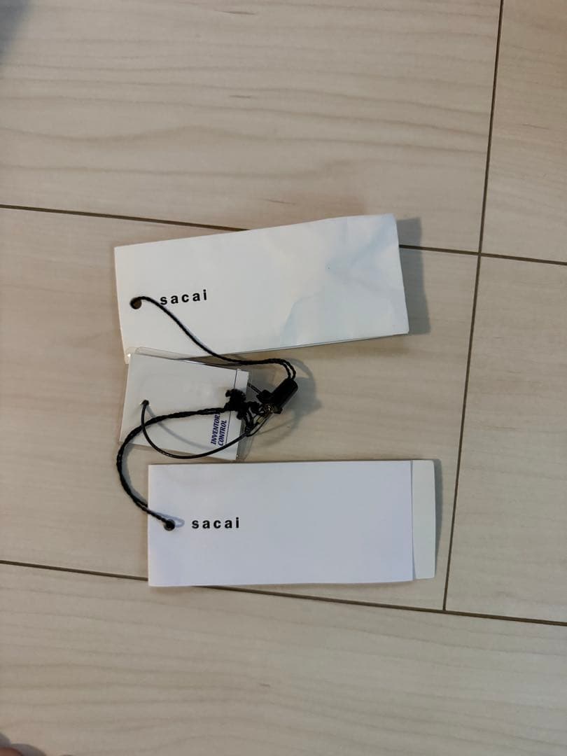 極美品★sacai エリックヘイズ 刺繍 ニットブルゾン スタジャン レザー切替