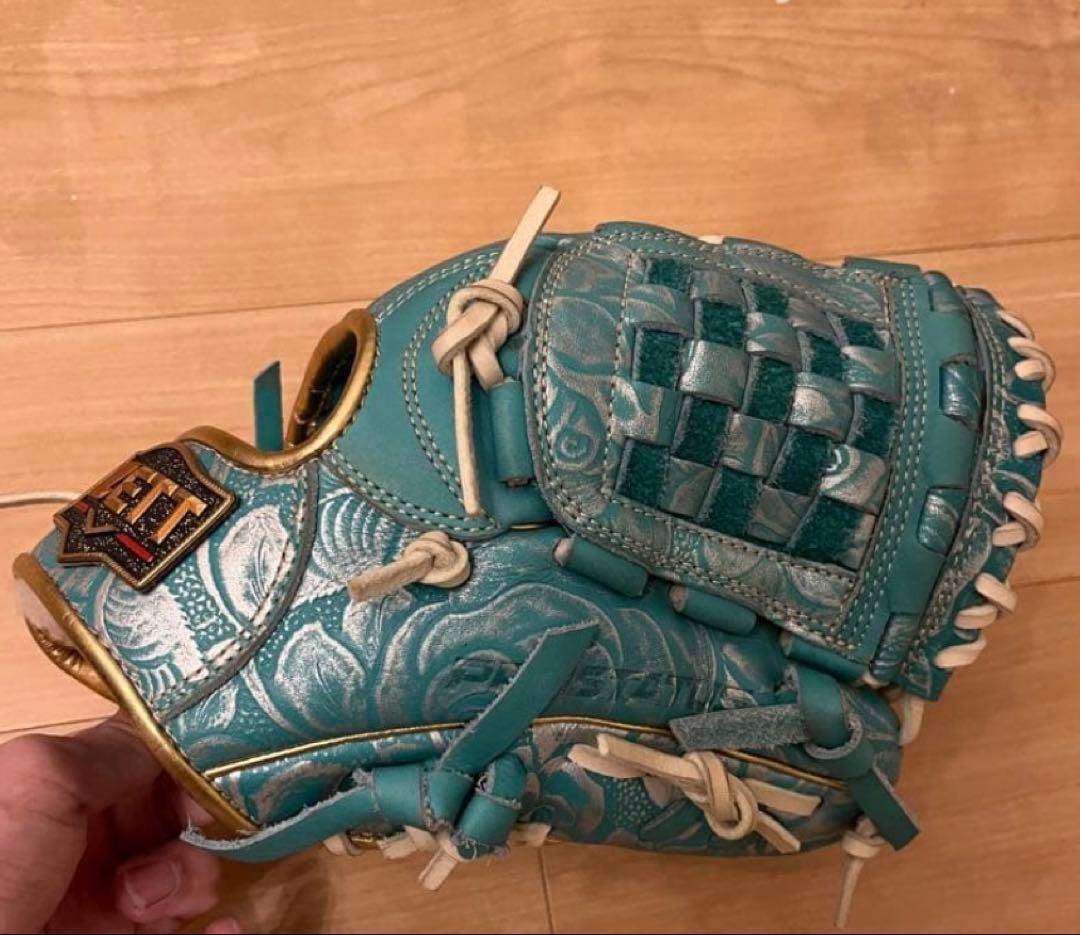 ZETT 青緑色 源田選手モデル　グローブ