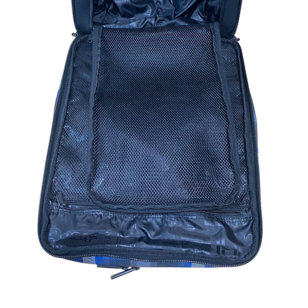 ≪極美品≫BURTON チェック柄 キャリーバック 旅行・スノボに最適！