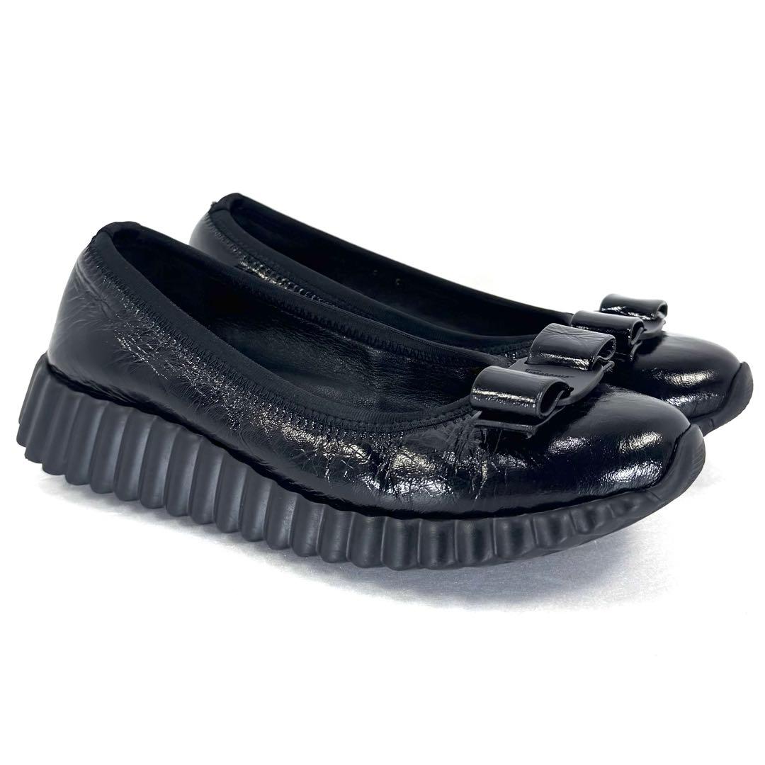 【Ferragamo】 フェラガモ （23.5） フラットシューズ DOLLY