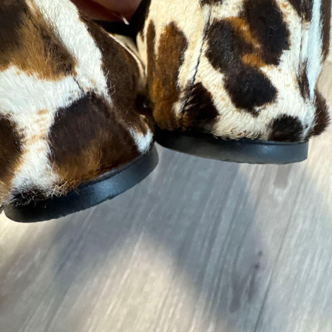 SPELTA 豹柄　フラットシューズ　37