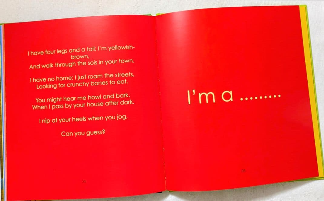 確認用◆洋書☆オススメ♪ 動物当てクイズが楽しめる絵本◆