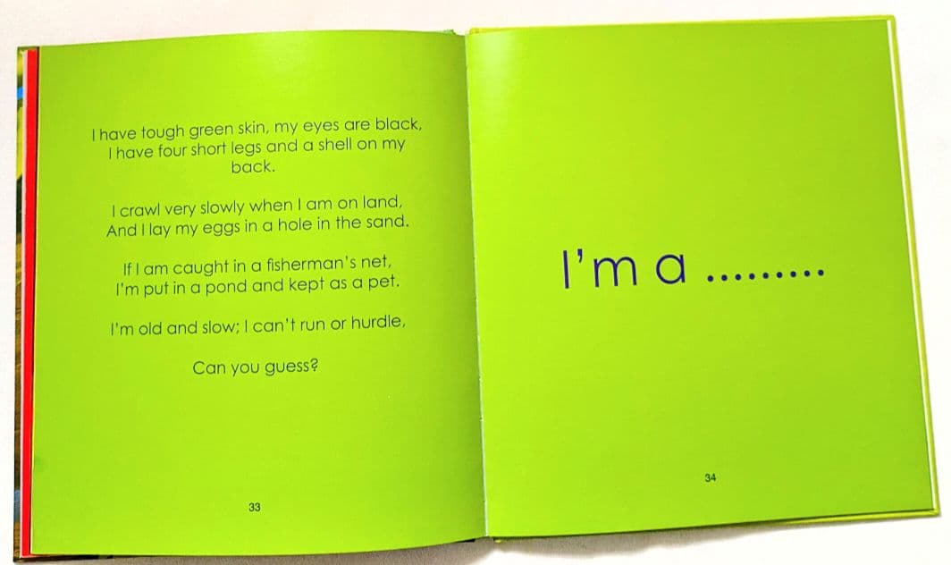 確認用◆洋書☆オススメ♪ 動物当てクイズが楽しめる絵本◆