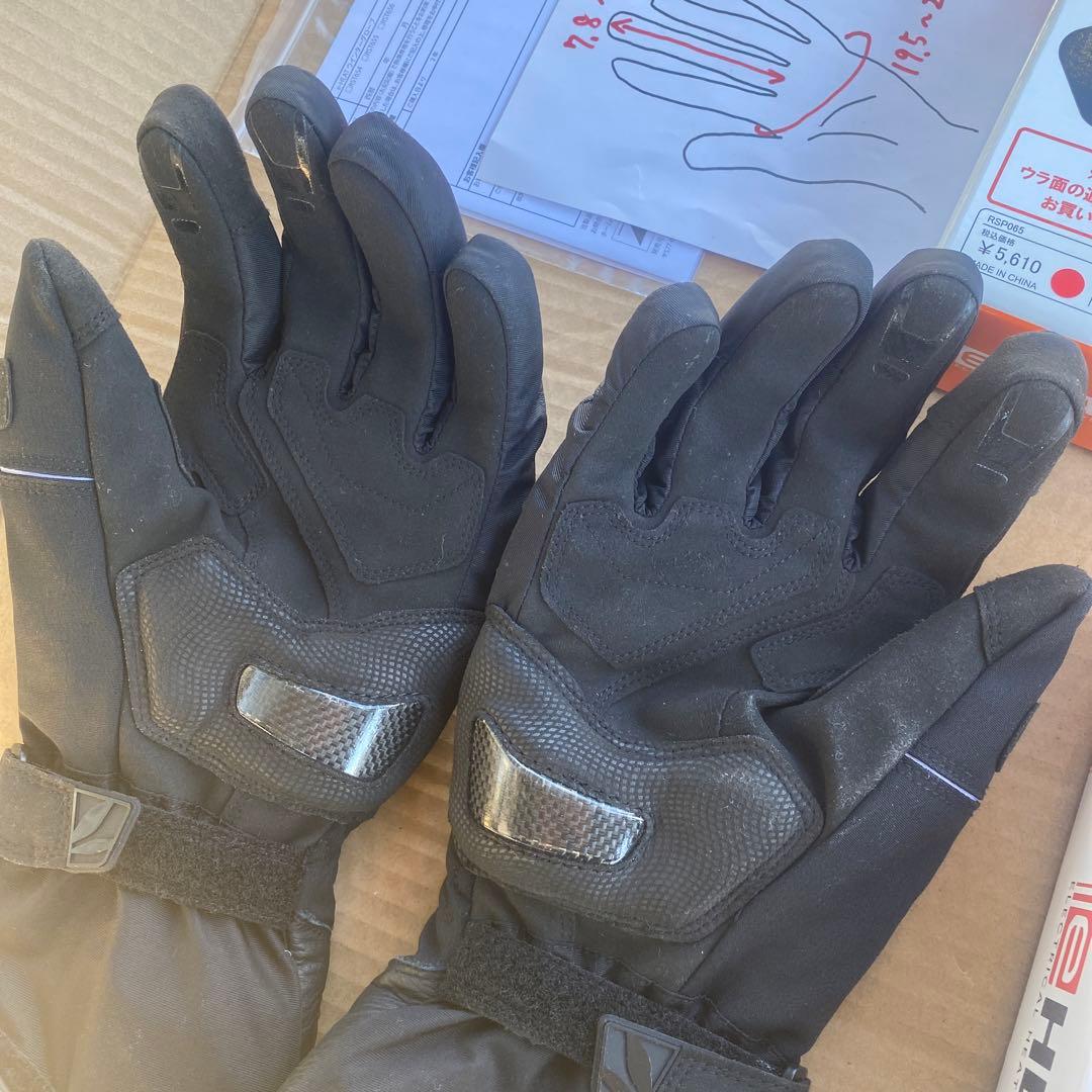 TAICHI eHEAT グローブ バッテリーセット付美品　Ｍサイズ