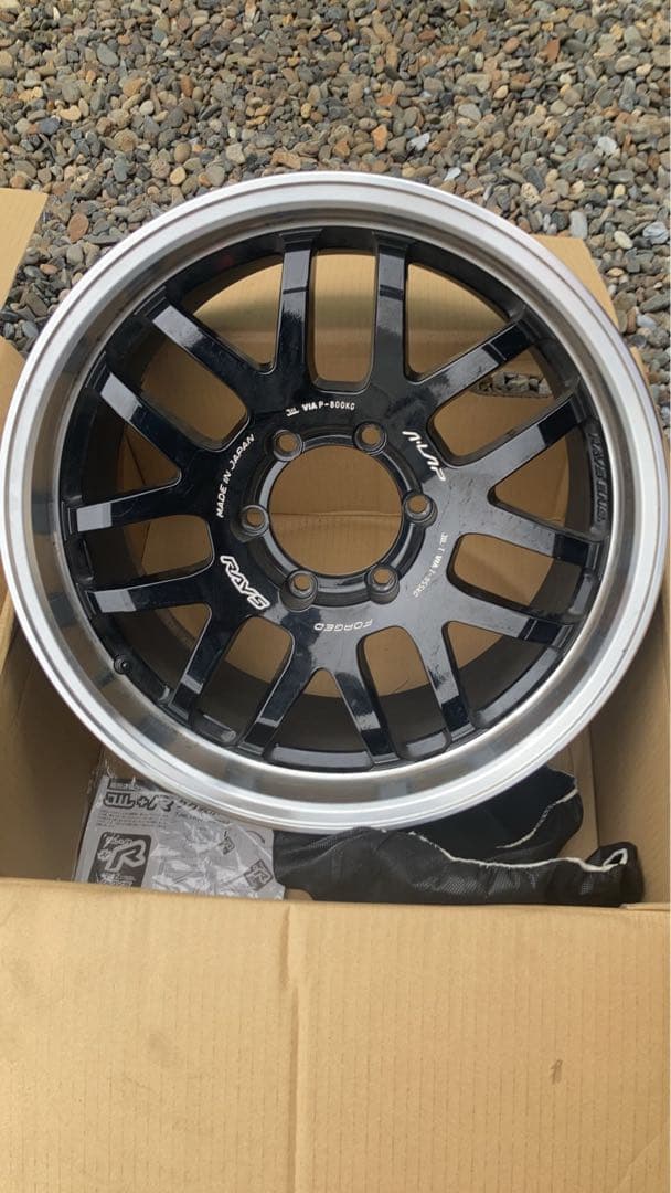 nazzさま専用⭐︎① Rays 18インチ ホイール ブラック/シルバー