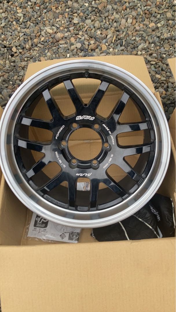 nazzさま専用⭐︎① Rays 18インチ ホイール ブラック/シルバー