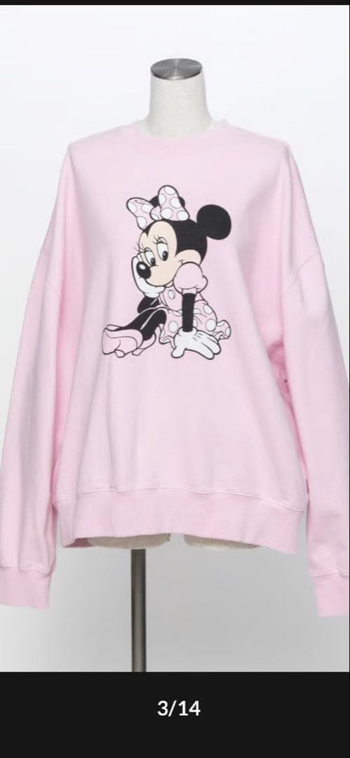 WCJミニースウェット ディズニー　ピンク