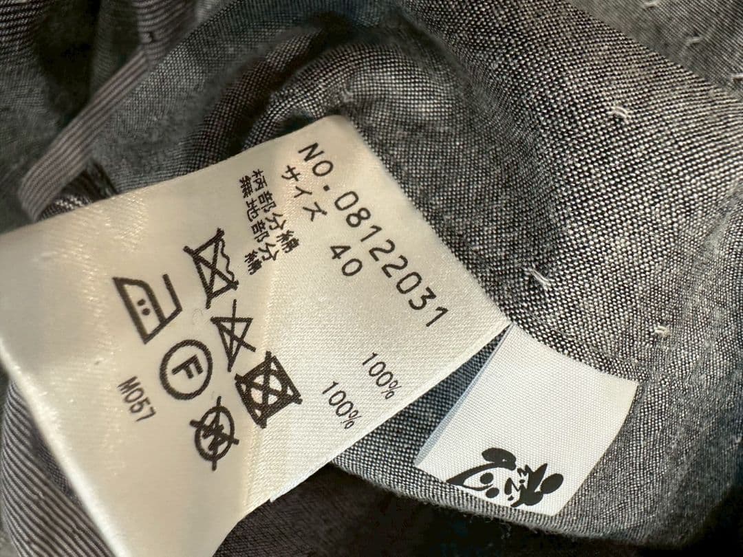 る*ん様 慈雨 センソユニコ ノースリーブブラウス グレー 40 ar02064