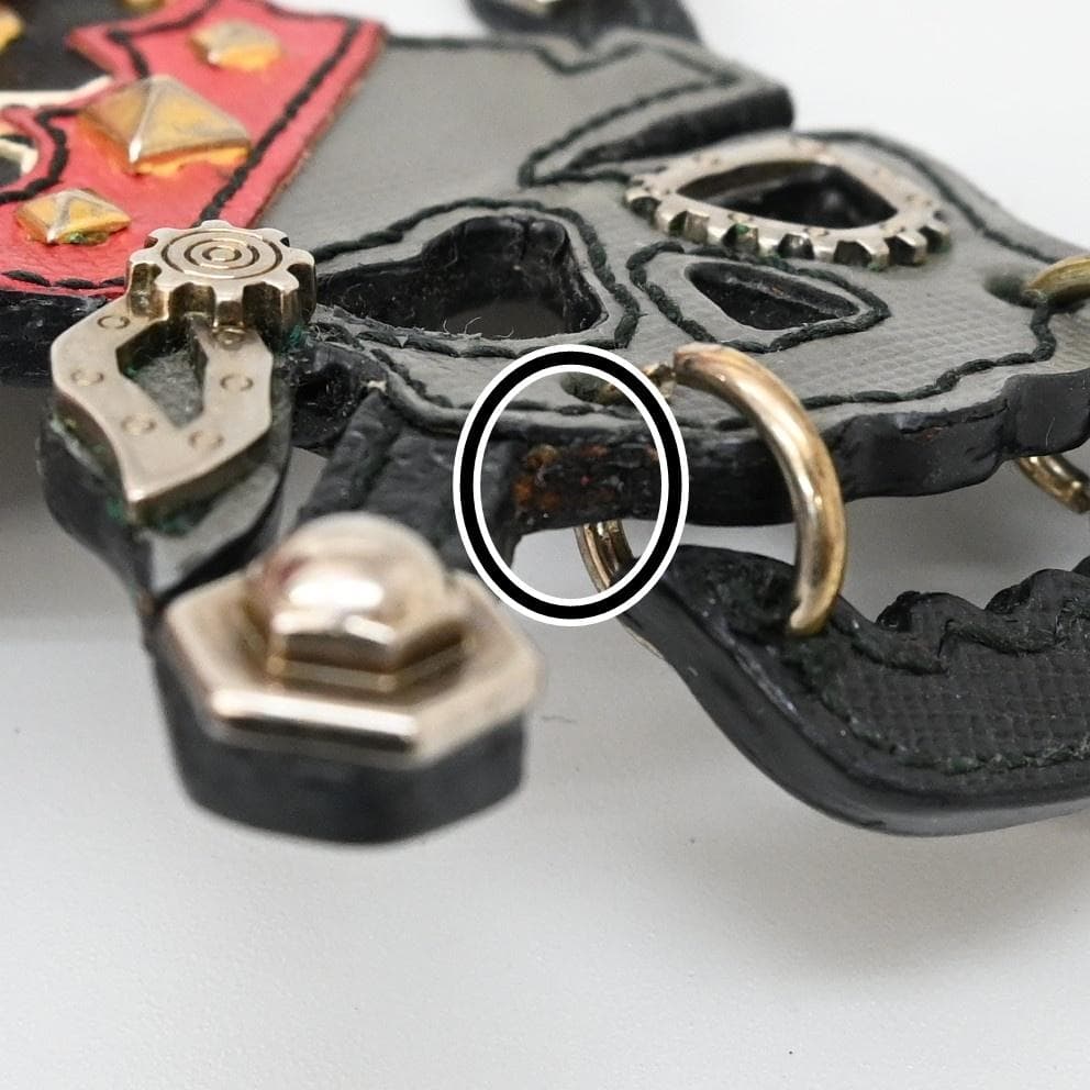 ■ 46543★PRADA プラダ キーホルダー チャーム スカル