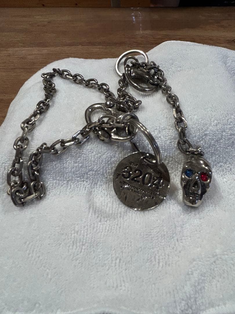 channori プロフ必読  スカルデザイン ウォレットチェーン