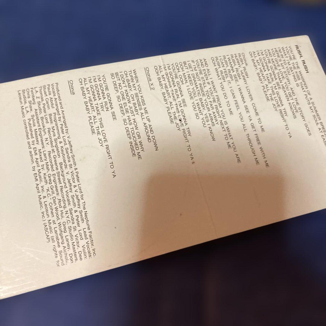 ポーラ・アブドゥル.あふれる想い　PAULA ABDUL 8センチ8cmシングル