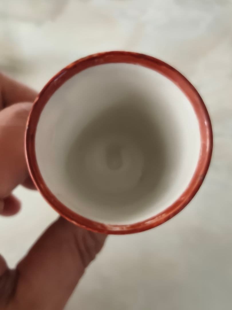 九谷焼古い猪口など 6個セット 鏑木銘有り