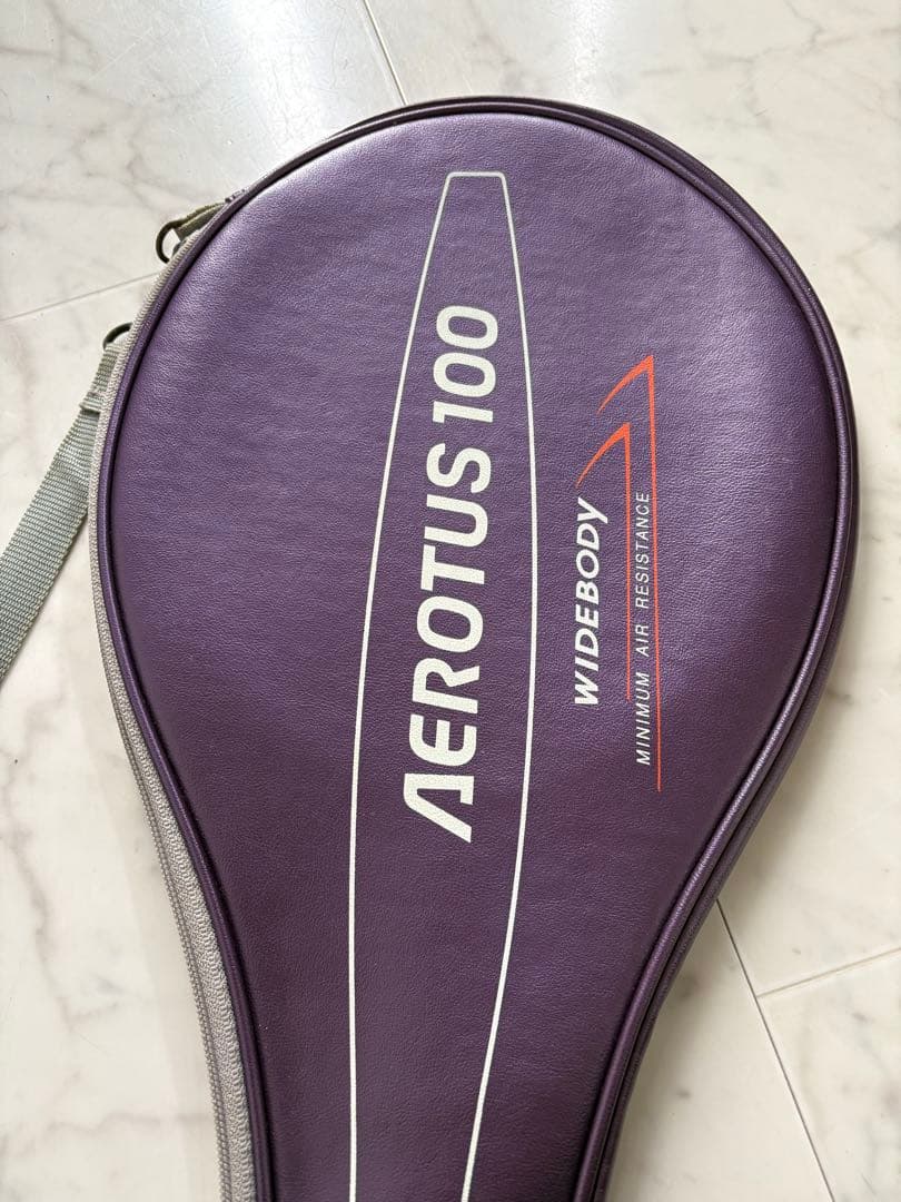 超希少！レア！当時物！旧ロゴ！YONEX エアロータス100 専用ケース付き