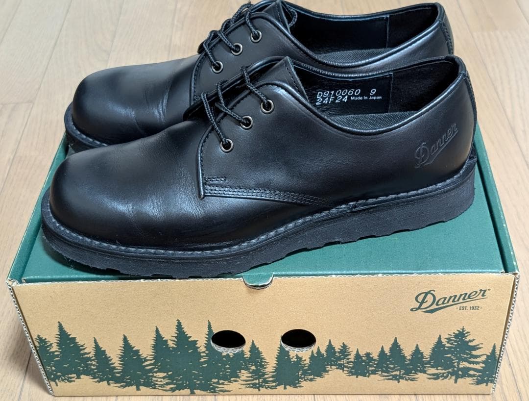 Danner パークローズオックスTNJ BLACK 9（27cm）　超美品