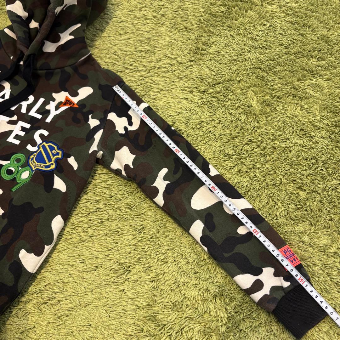 パーリーゲイツ PEARLYGATES パーカー 迷彩 カモフラ ワッペン 1