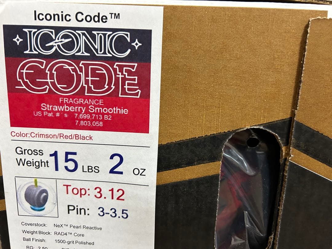 送料込み【新品】アイコニック・コード　ストーム　15ポンド2オンス 3