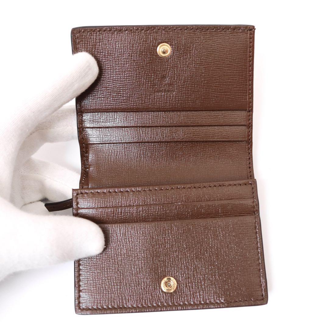 【極美品】グッチ 648848 ハート モチーフ カードケース ウォレット 財布