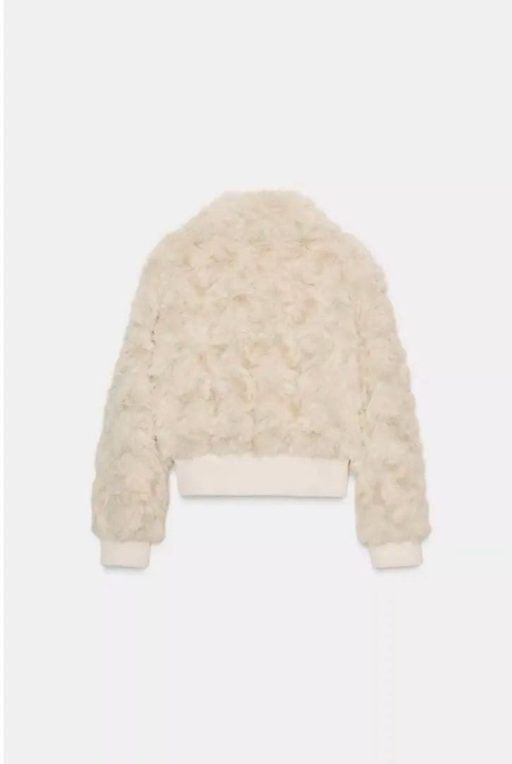 ZARA ザラ フェイクファーボンバージャケット Sサイズ 新品タグ付き