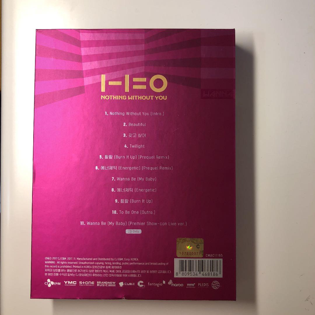 WANNAONE ~NOTHING WITHOUT YOU~ （CD）