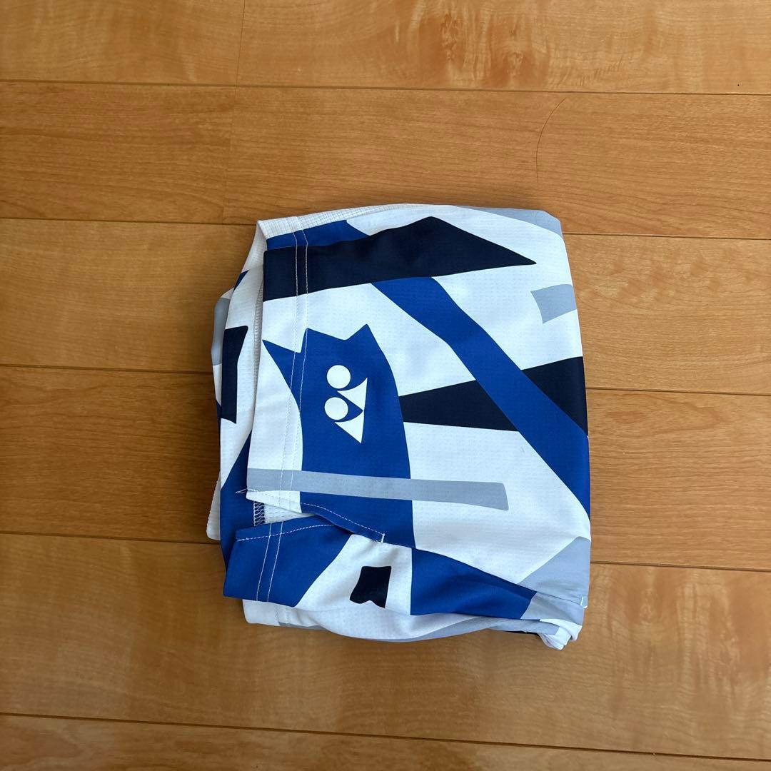 YONEX バドミントンゲームパンツ JP S ホワイト/ブルー