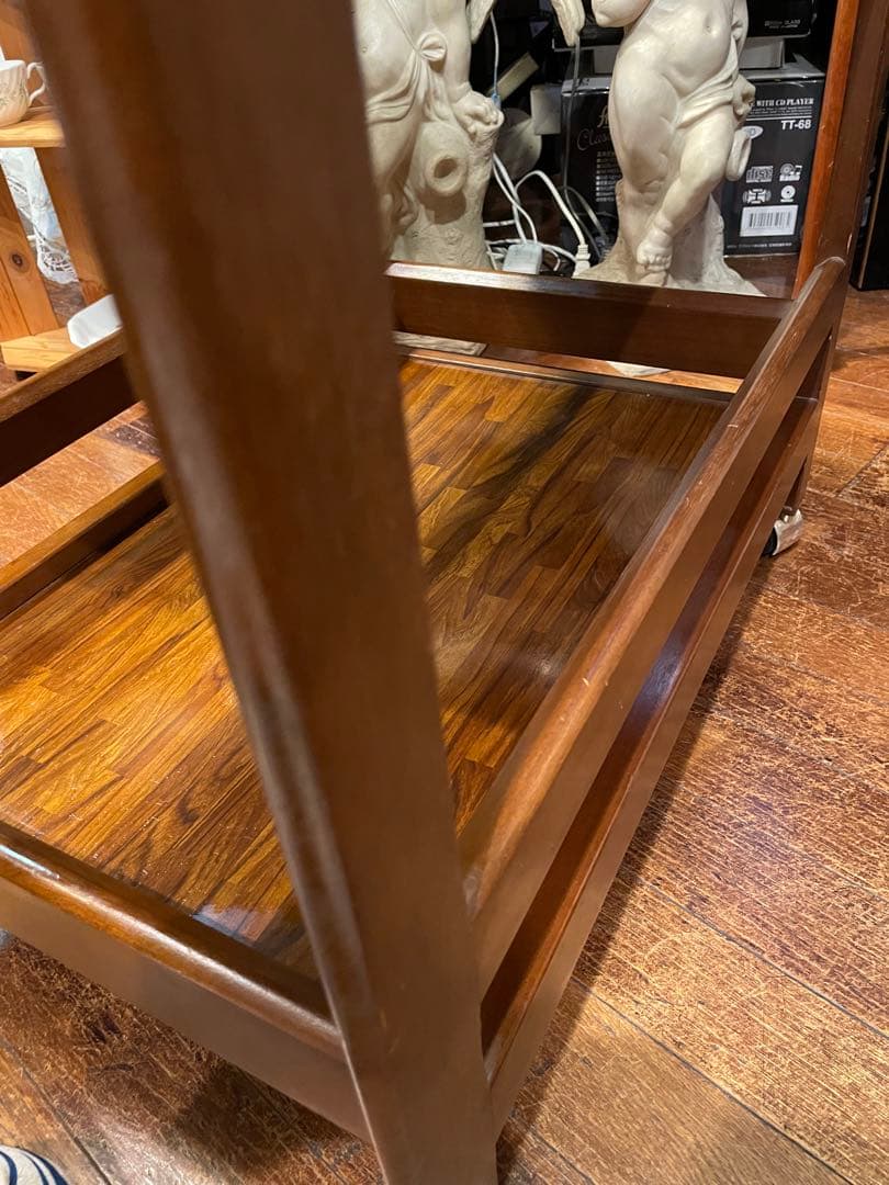 ご購入者専用！再日程調整用です！カリモク　木製キッチンワゴン キャスター付き