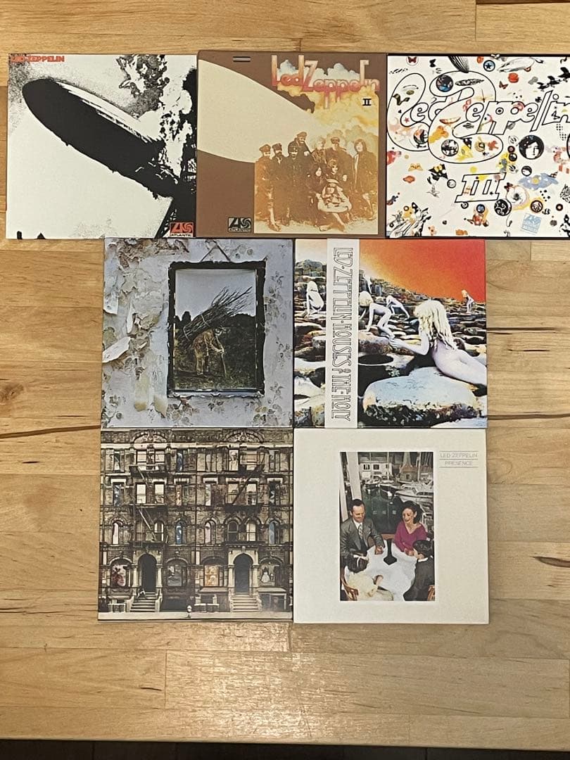 【７枚セット】【紙ジャケ、帯付き】　レッド・ツェッペリン　CD