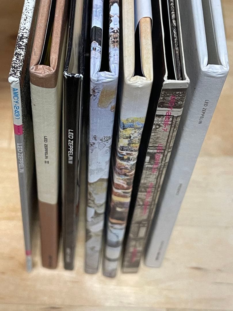 【７枚セット】【紙ジャケ、帯付き】　レッド・ツェッペリン　CD