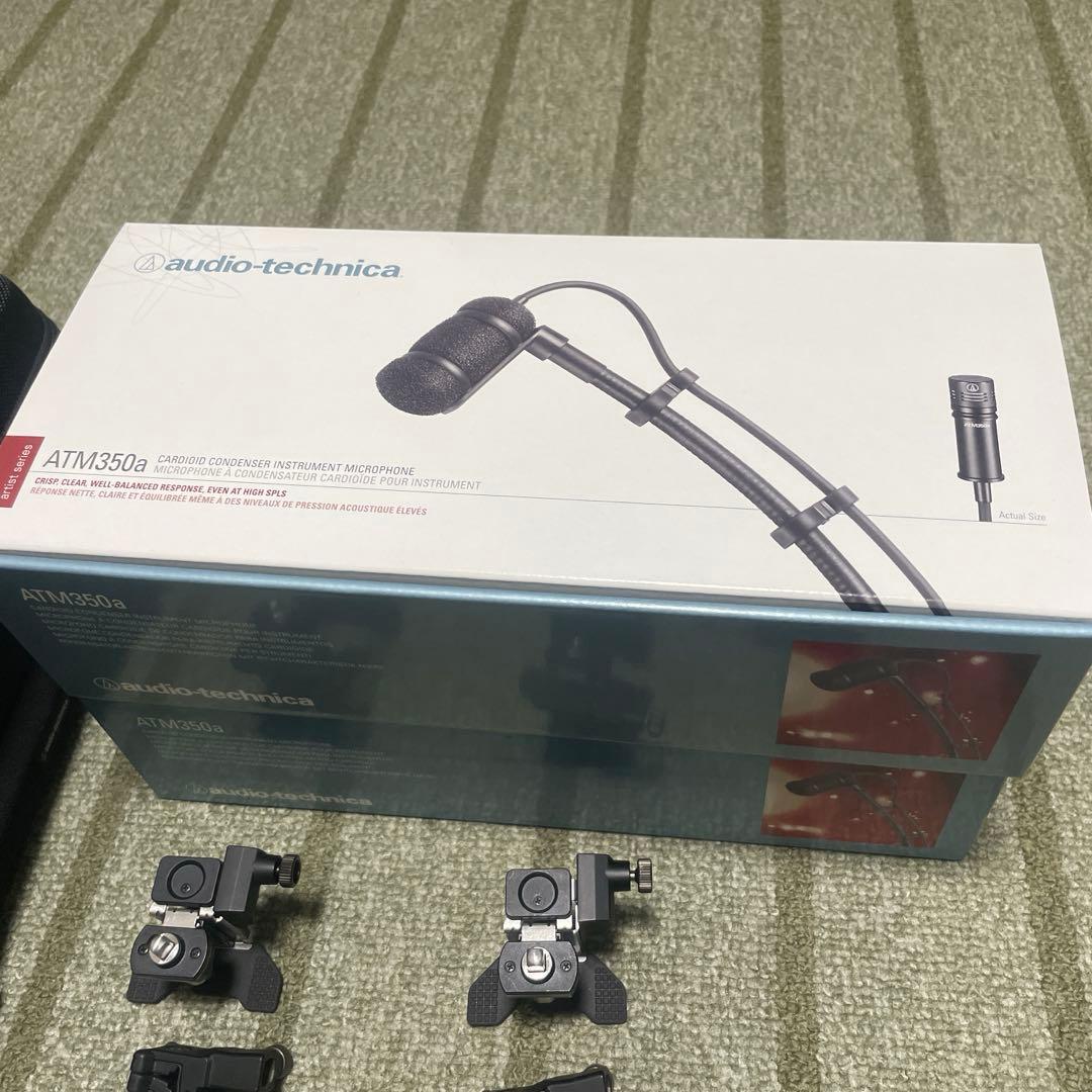 配信機器・PA機器・レコーディング機器 audio-tecnica ATM350D x2, AT8491U x2