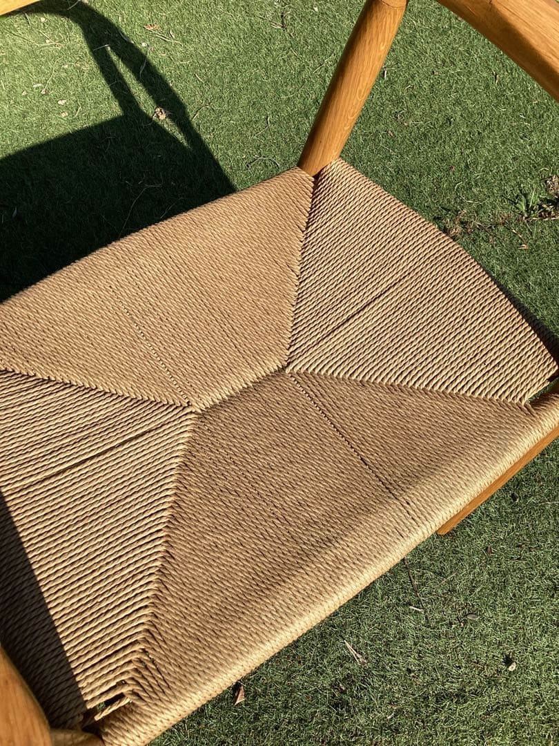 無印良品　アームチェア　北欧風　ダイニングチェア　ナチュラル