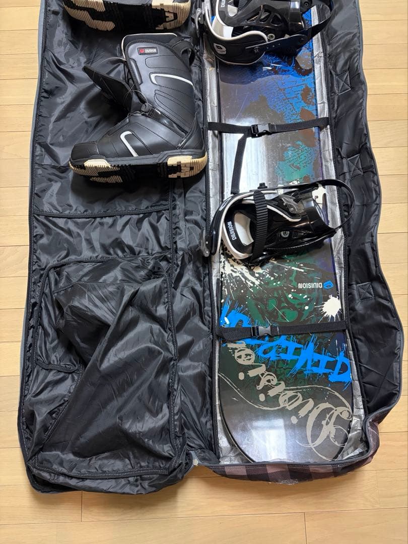 スノーボード3点セット＋ケース＋メンテセット