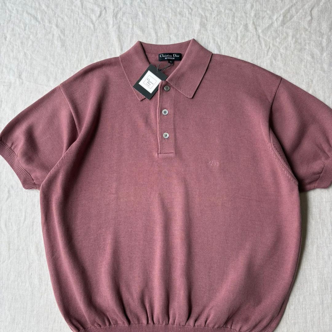 未使用 Christian Dior クリスチャンディオール 半袖 ポロシャツ