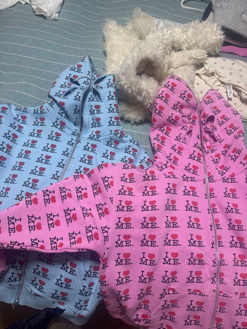 廃盤　Ashley Williams I ♥︎ ME 水色　パーカー