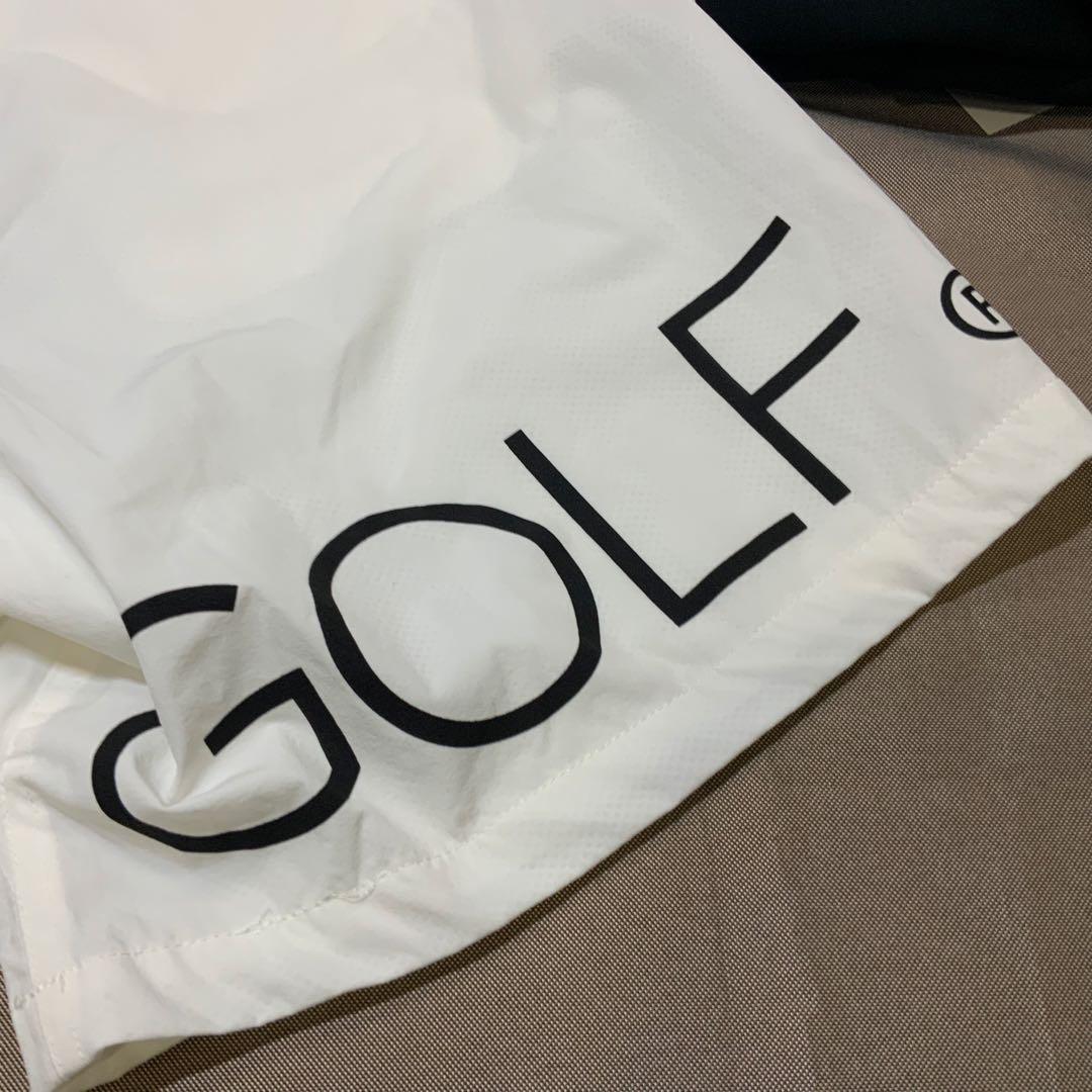 【希少サイズ・新品】 FR2 GOLF ナイロン　ハーフパンツ　ホワイト