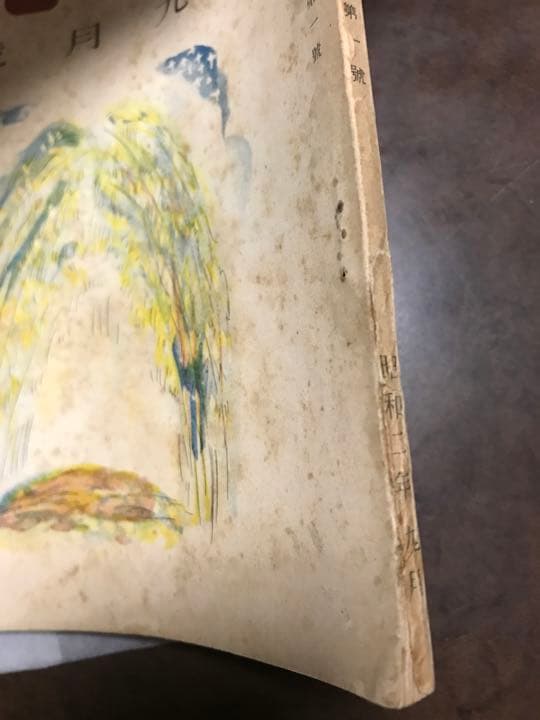 日光　5巻1号　昭和2年9月　北原白秋　釋迢空　岡本かの子　前田夕暮　経年シミ