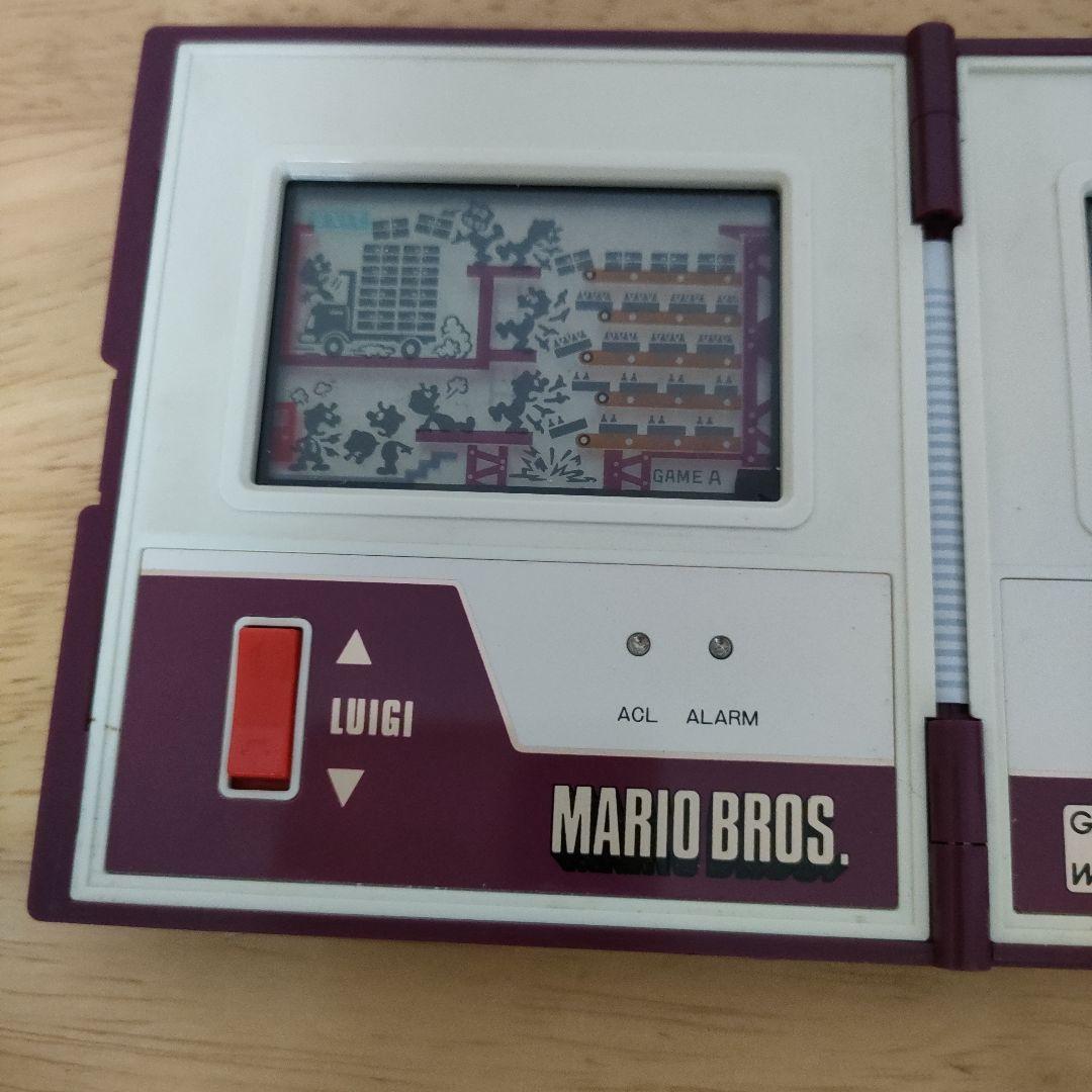 ゲームアンドウォッチ マリオブラザーズ　任天堂　ニンテンドー　メンテナンス済み