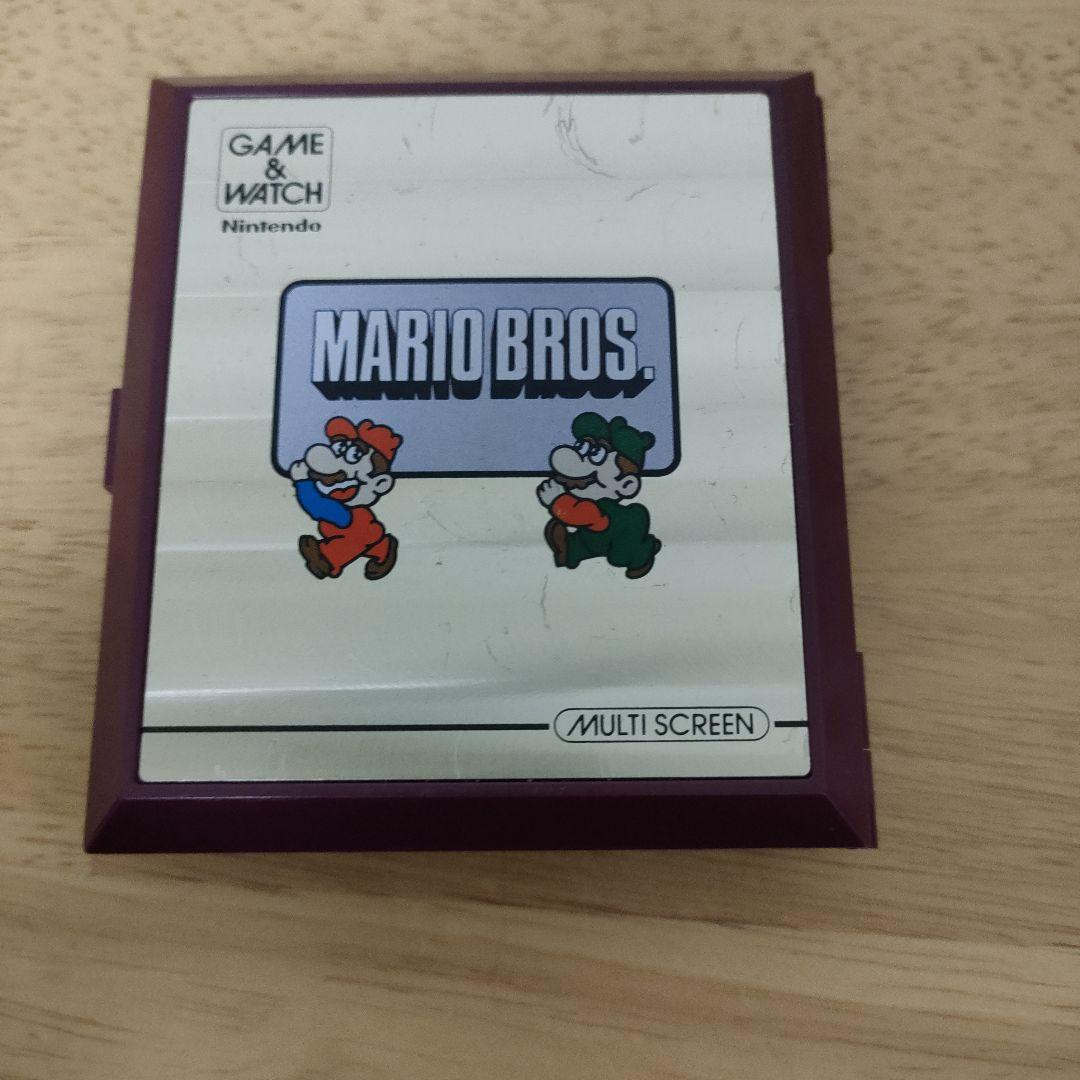 ゲームアンドウォッチ マリオブラザーズ　任天堂　ニンテンドー　メンテナンス済み