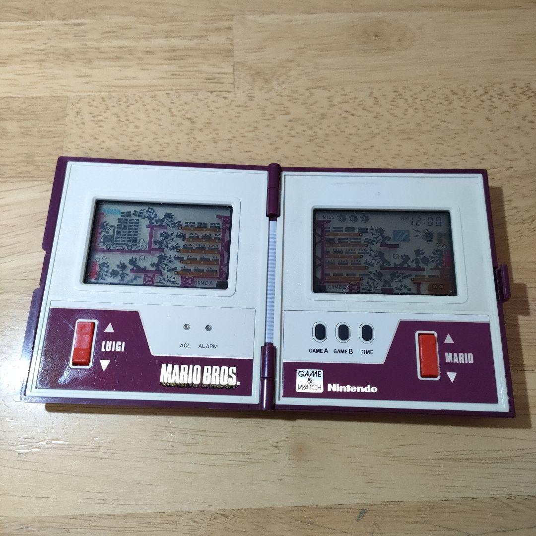 ゲームアンドウォッチ マリオブラザーズ　任天堂　ニンテンドー　メンテナンス済み