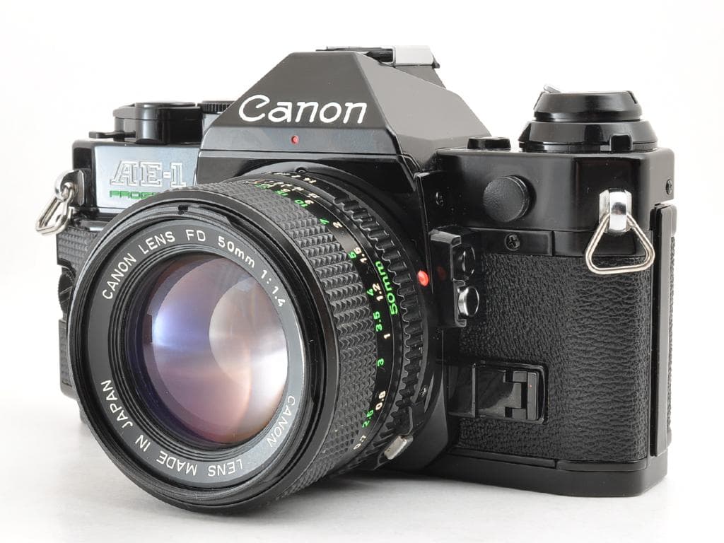 キヤノン AE-1 PROGRAM NFD 50mm f1.4 +付属品 動確