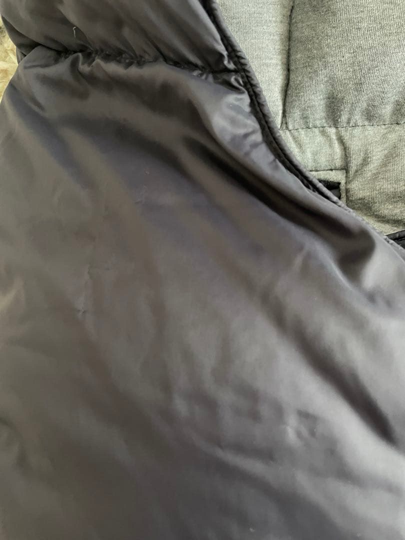 モンクレール　おくるみ　ダウン　フットマフ　ネイビーグレー　ベビーカー　ベビー